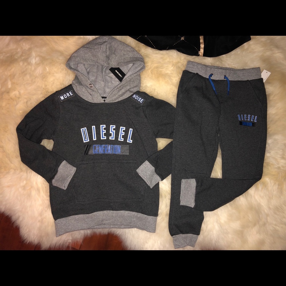Diesel boys sweat set Size 4 NWT